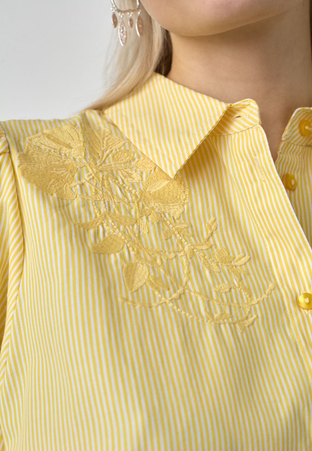 Blouse Isola - geel streep