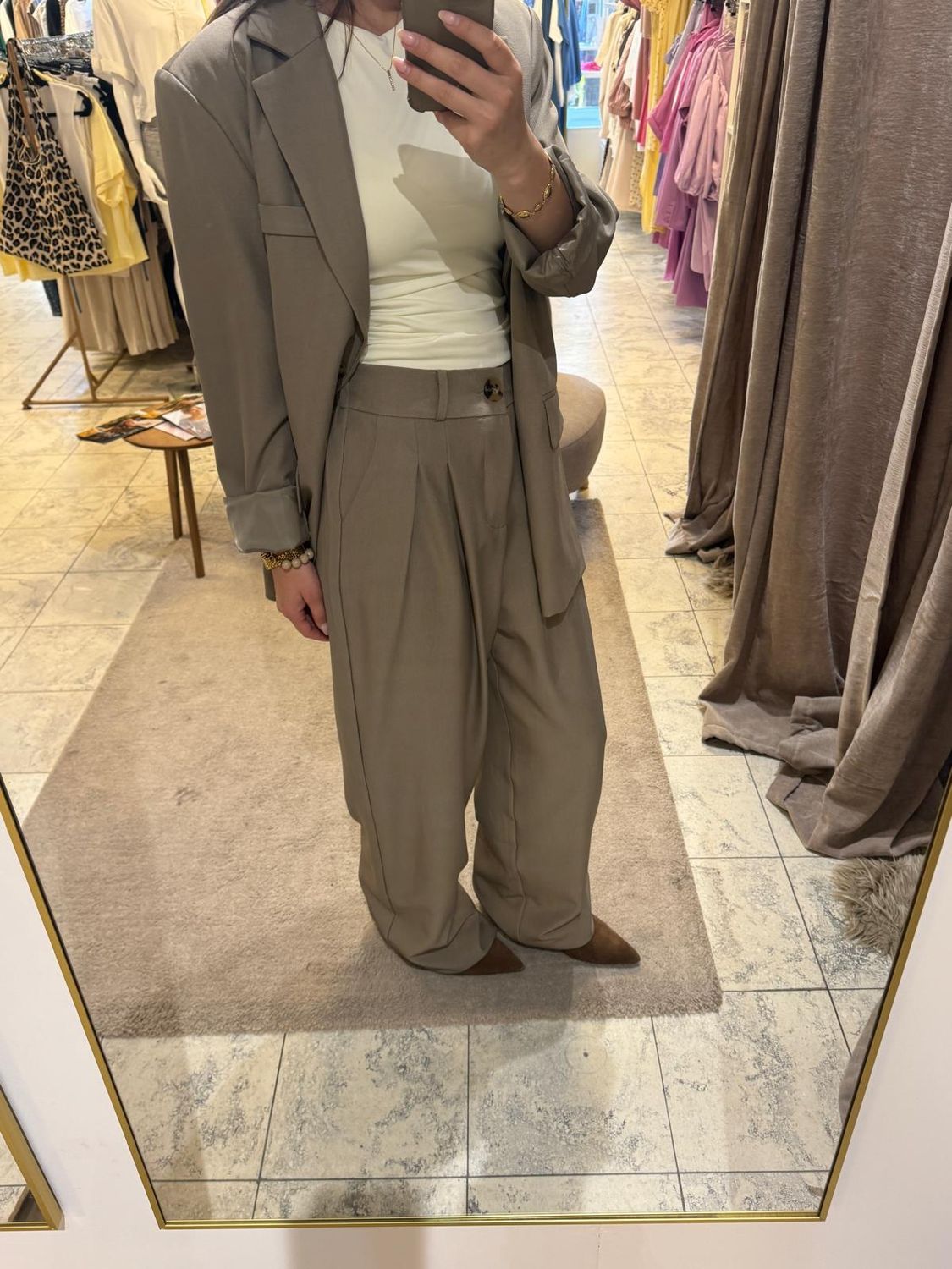 Pantalon - taupe