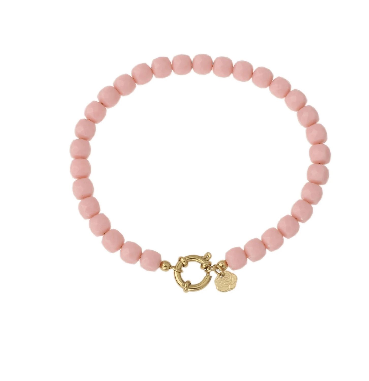 Kralenarmband - roze