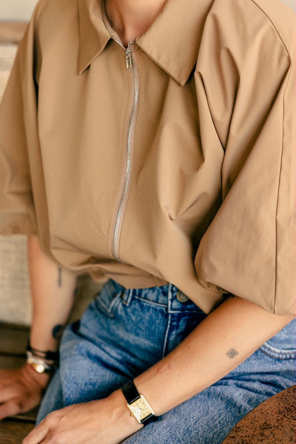 Bombertop / jacket Nelly - sand