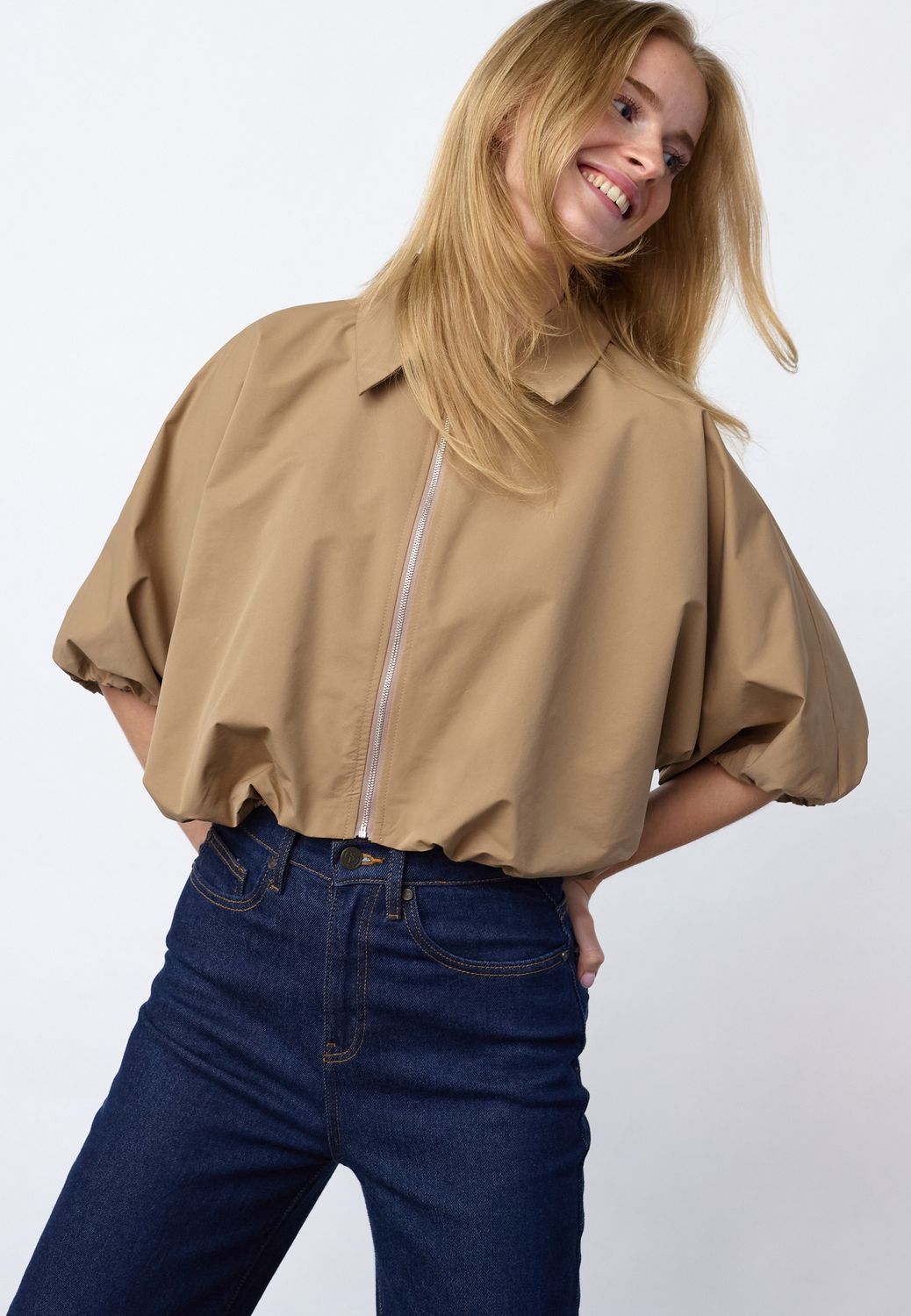 Bombertop / jacket Nelly - sand