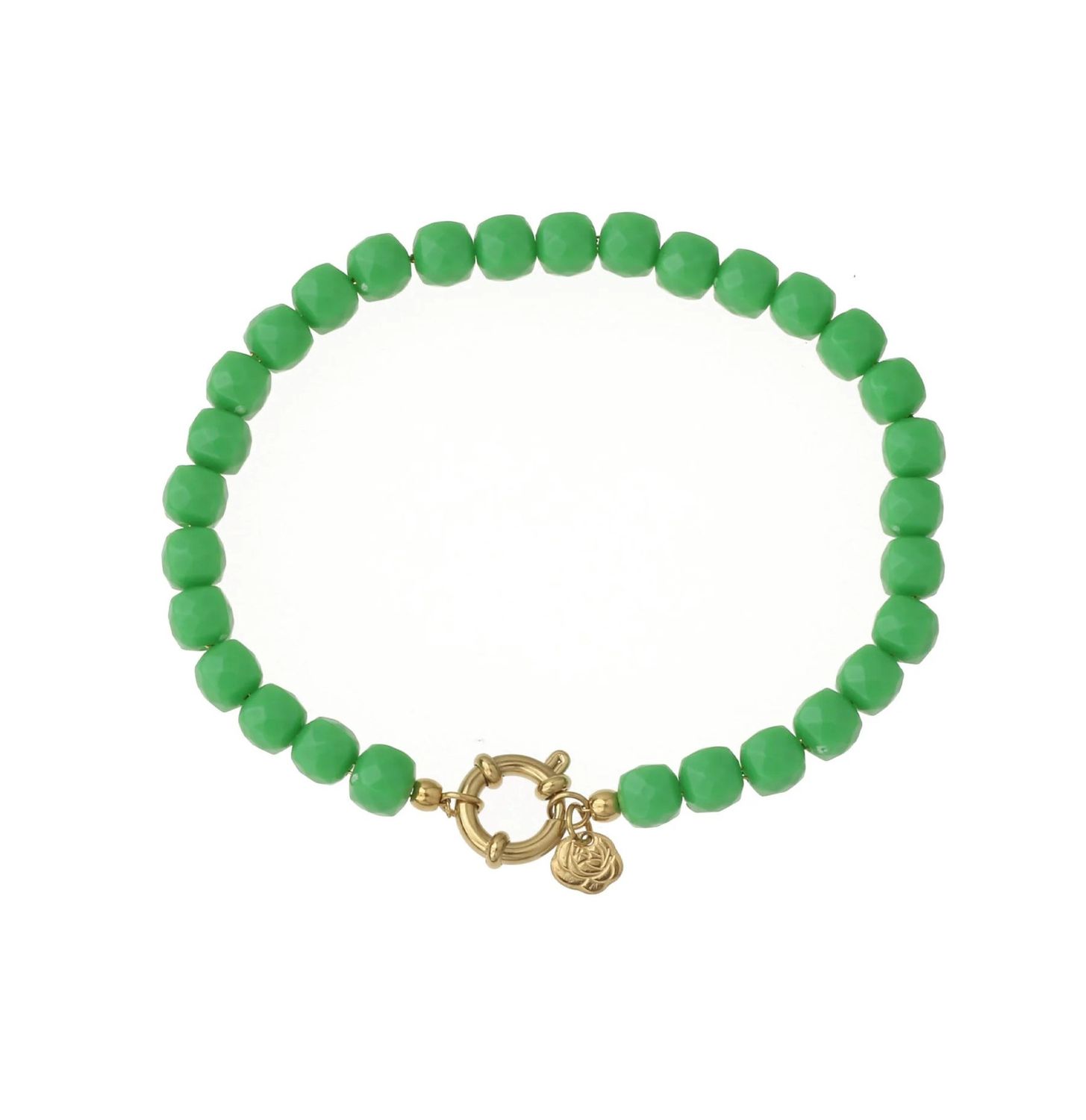 Kralenarmband - appelgroen