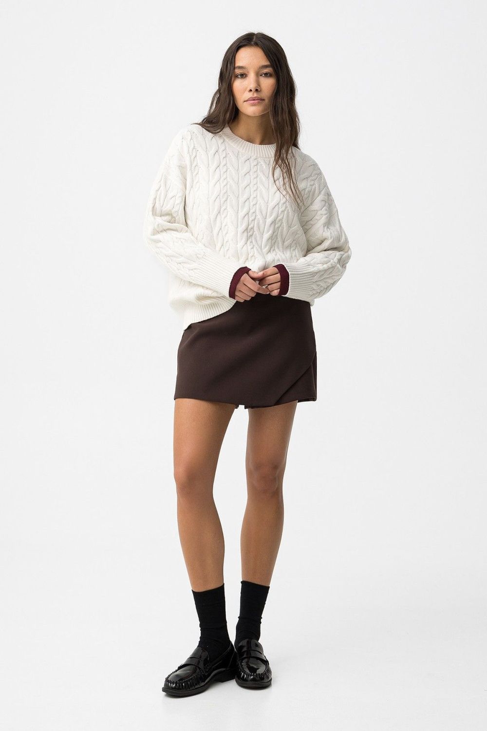Skort Pepper - donkerbruin