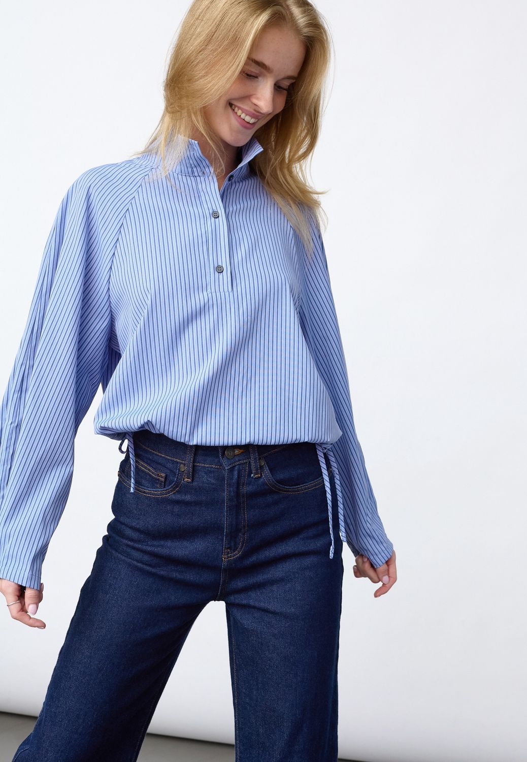 Top Edwin - blue stripes