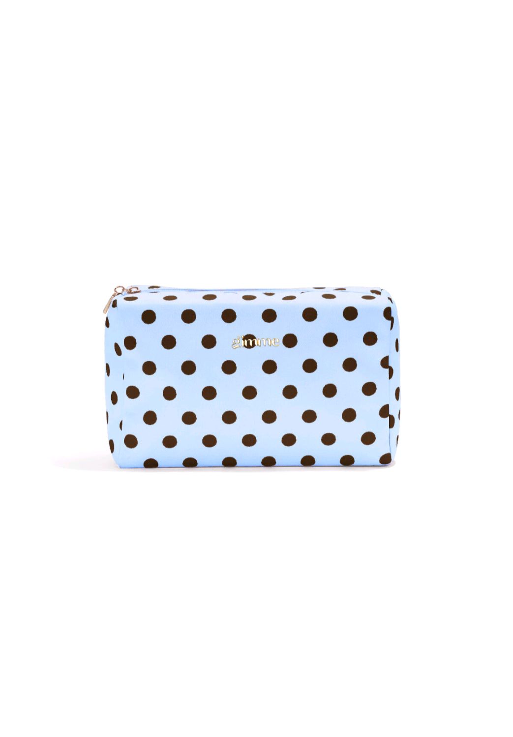 Toilettas stip - blauw/zwart