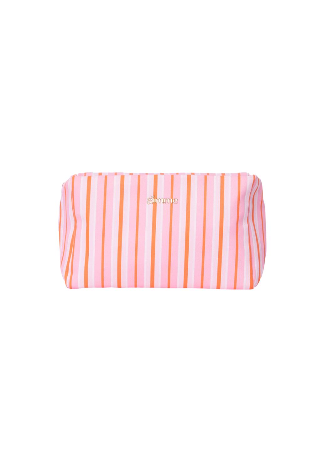 Toilettas streep - roze multi