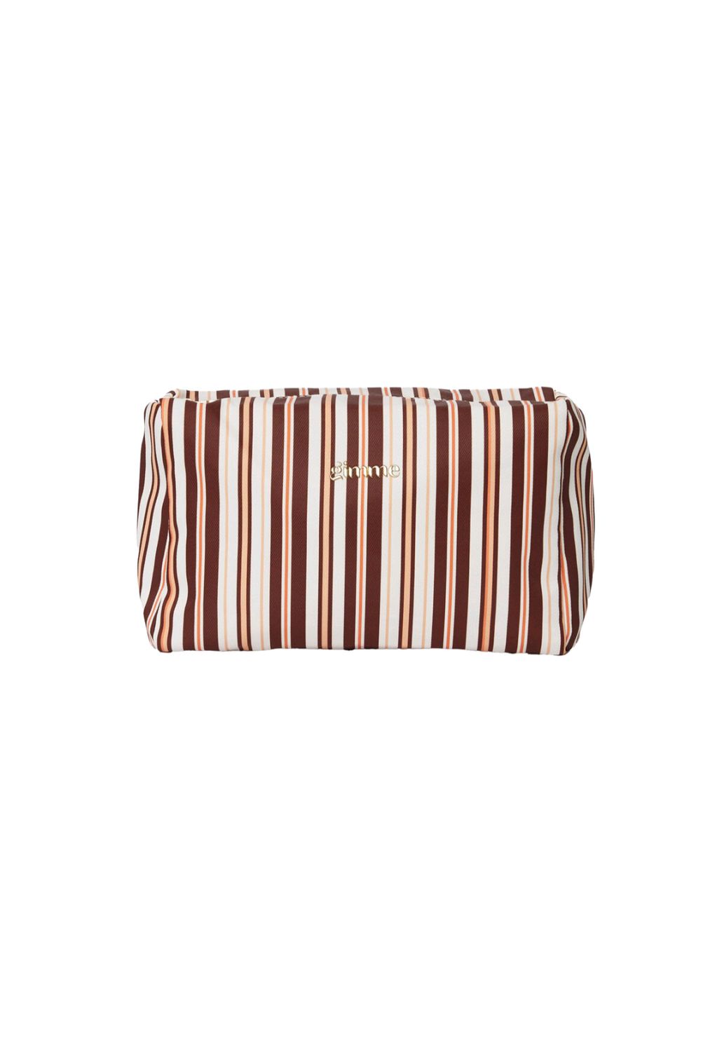 Toilettas streep - bruin multi