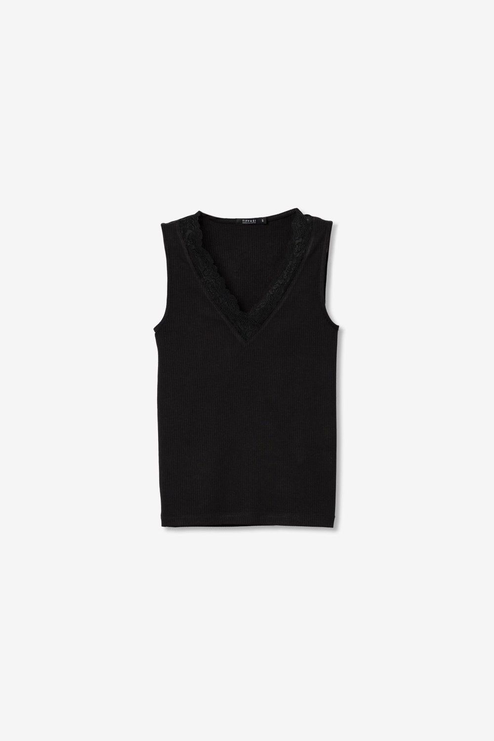 Top / hemdje Alter - zwart