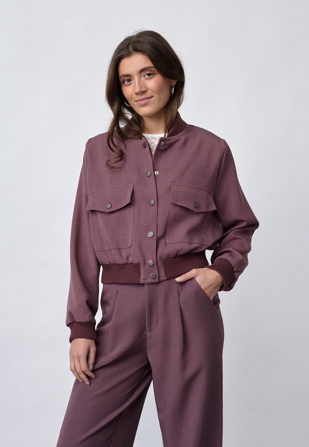 Jacket Garwin - berry