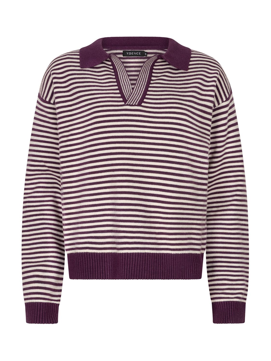 Knitted sweater Eleanor - plum