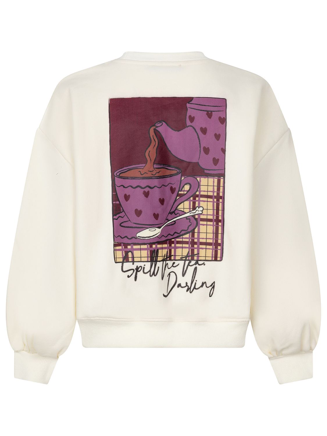 Sweater Spill the tea - ecru