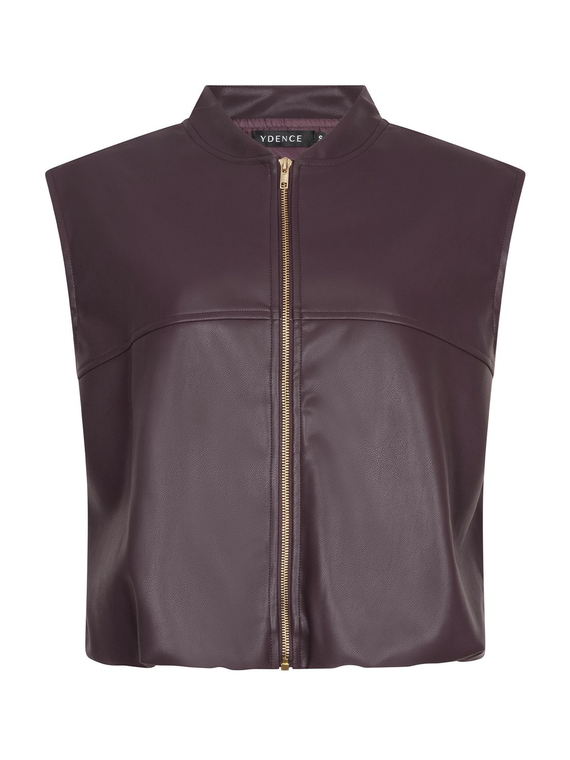 Gilet Inez - aubergine