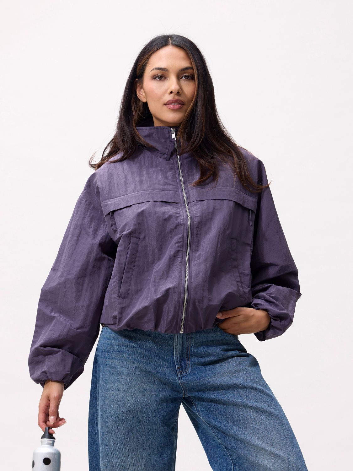 Windbreaker jacket - purple hazel