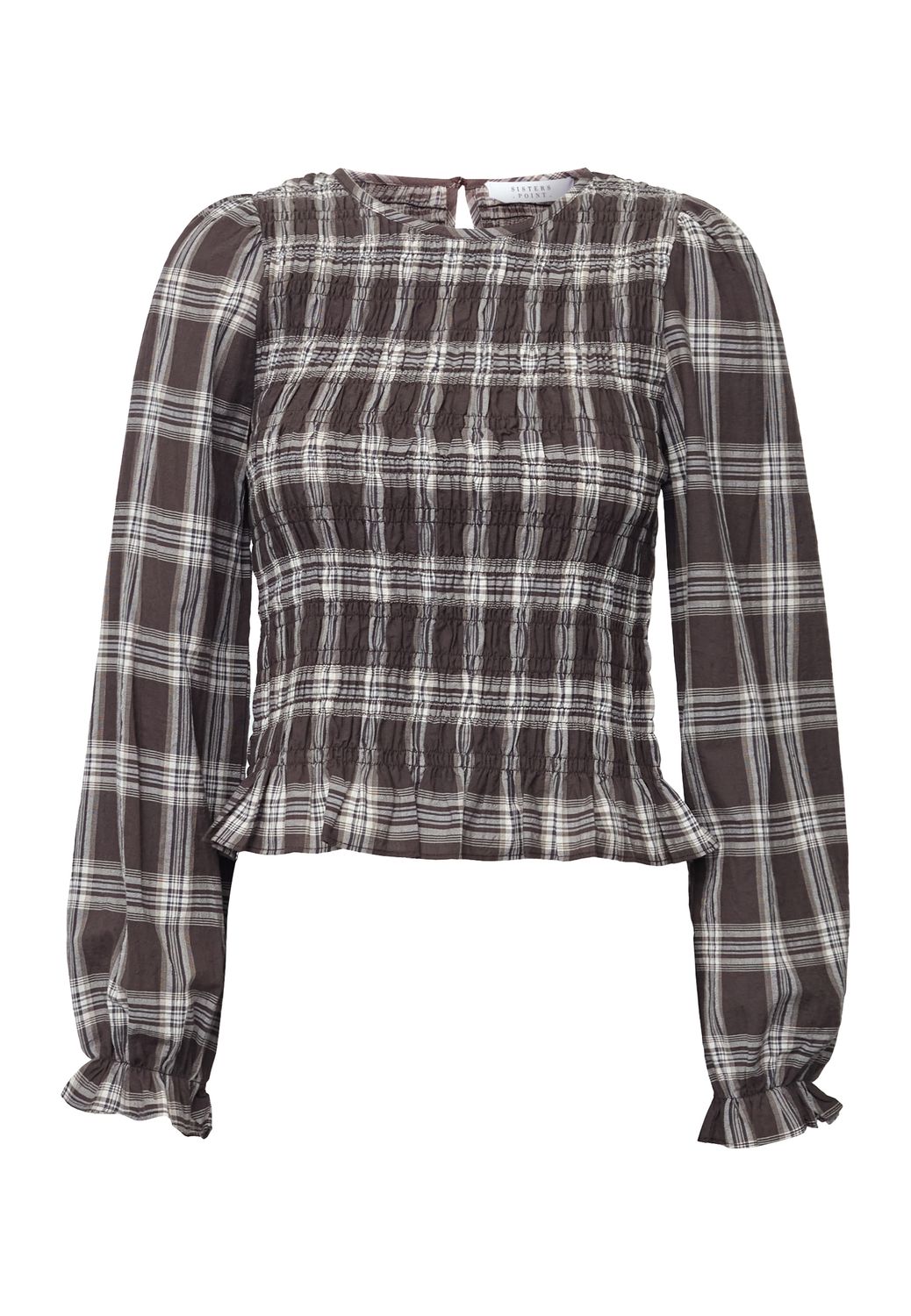 Top Nix - brown check