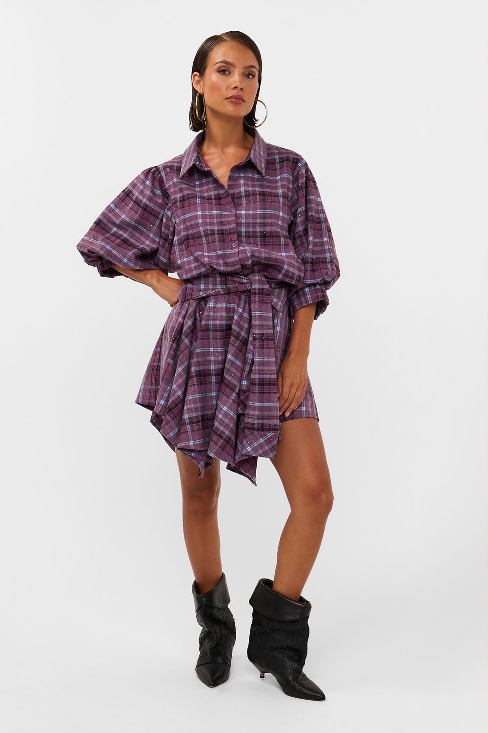Skirt Iria - purple