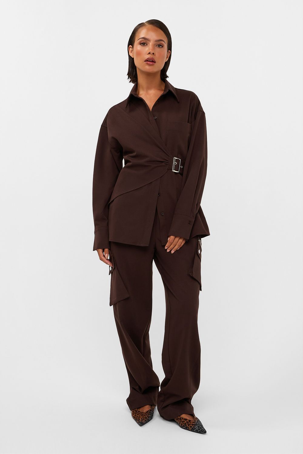 Pantalon Zorelle - brown