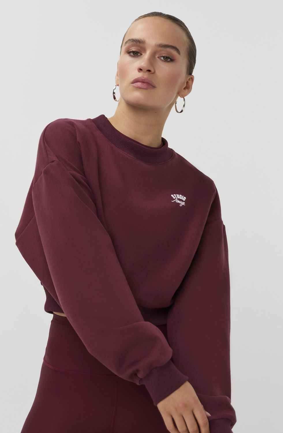 Sweater Flow - bordeaux