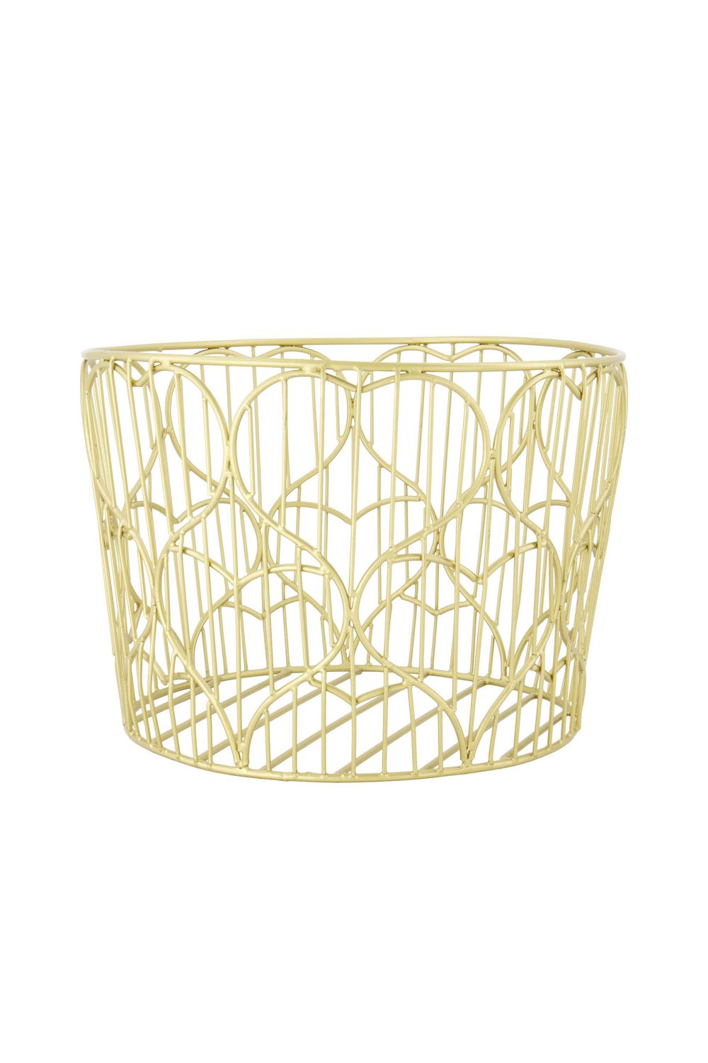 Mand metaal hartjes S - goud