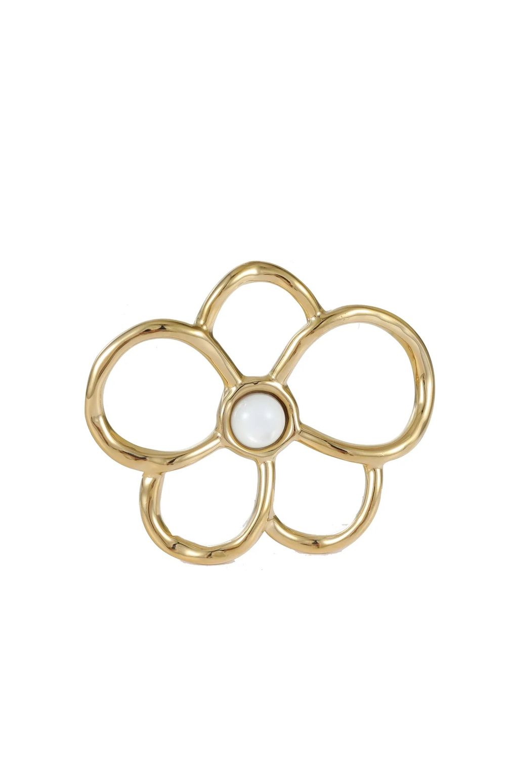 Broche open bloem