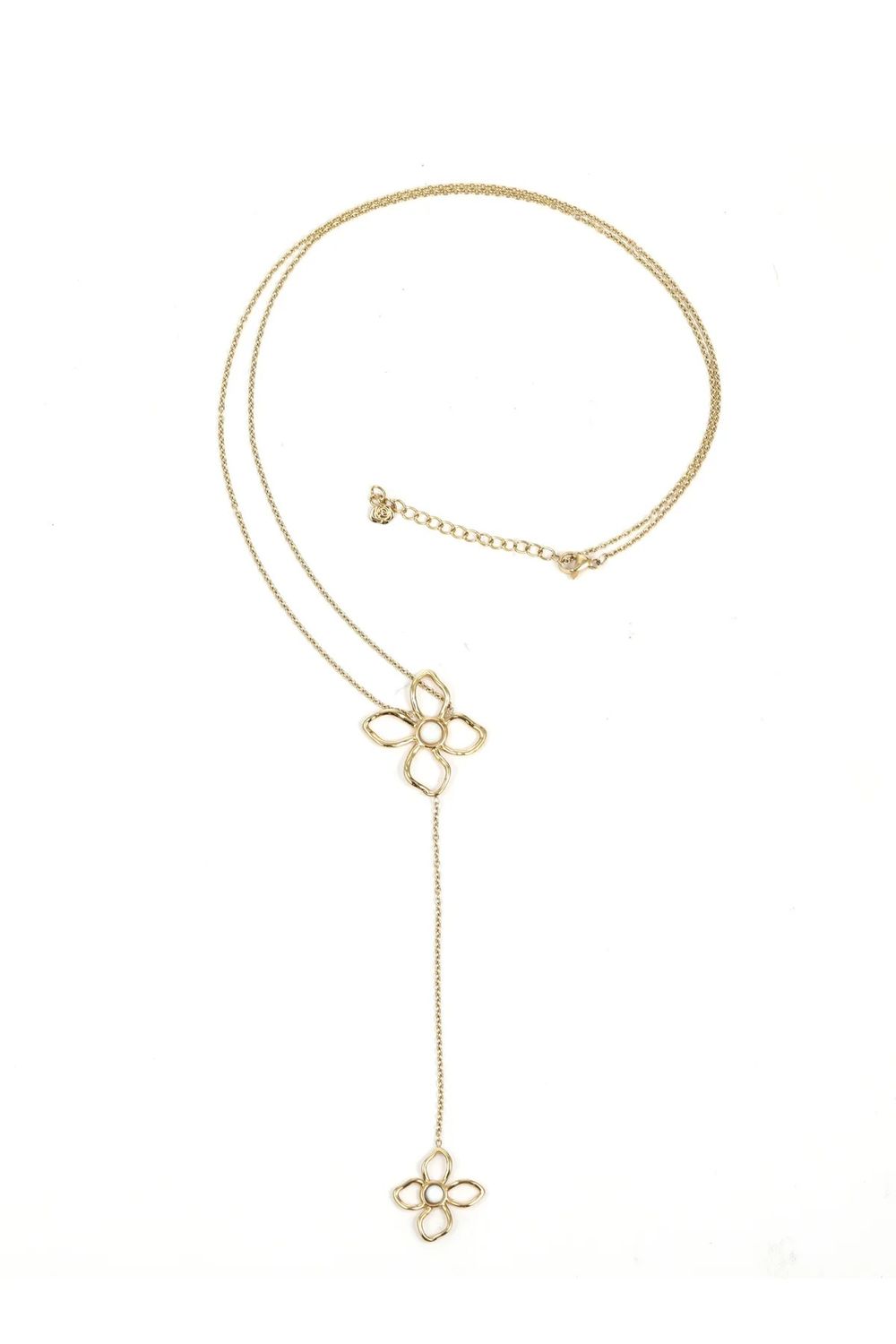 Ketting lang open bloem