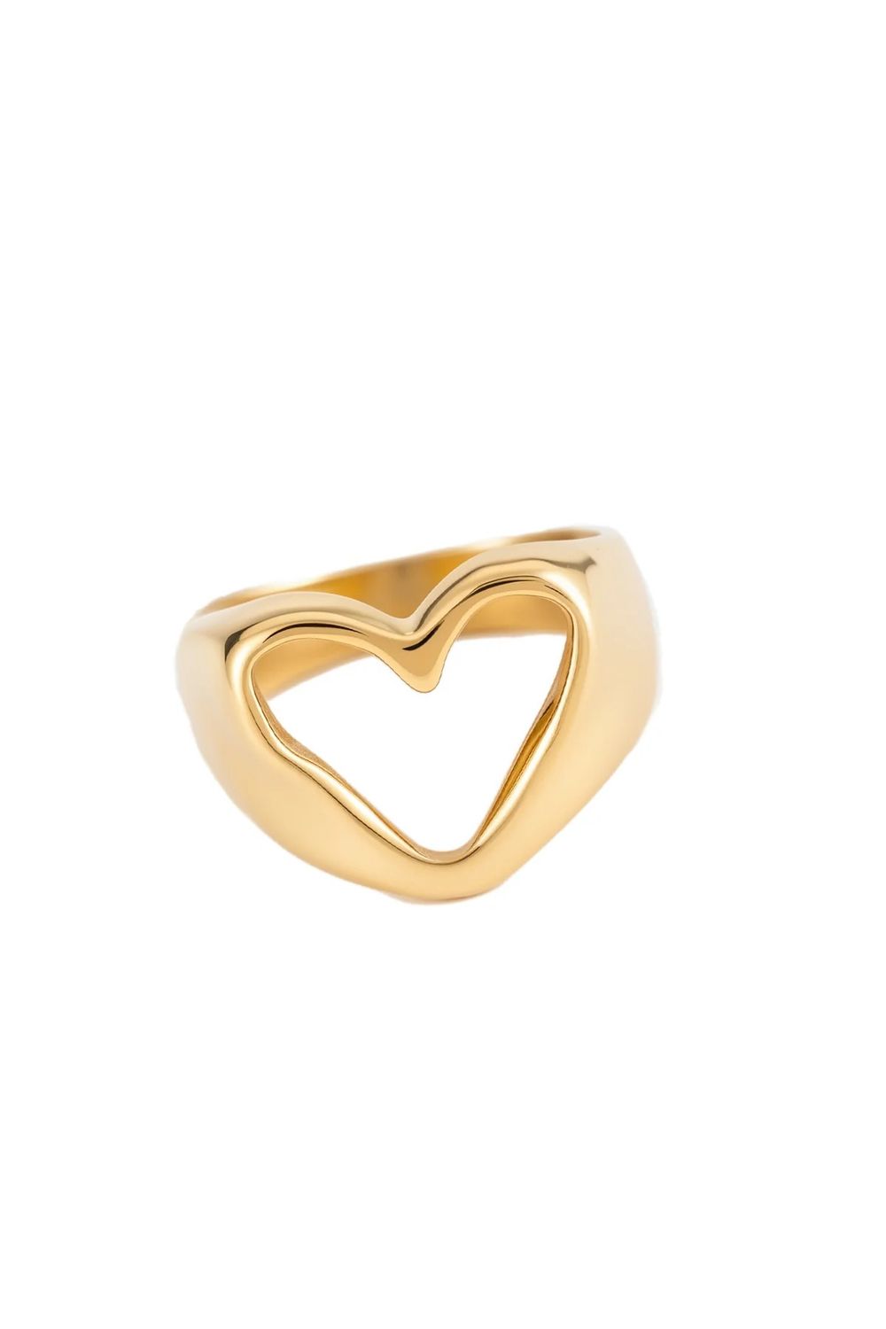 Ring open hart - maat 18
