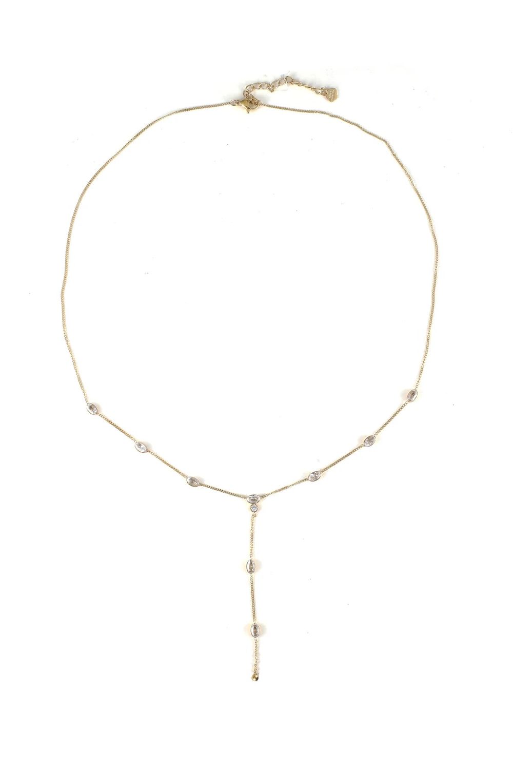 Ketting ovaaltjes zirkonia