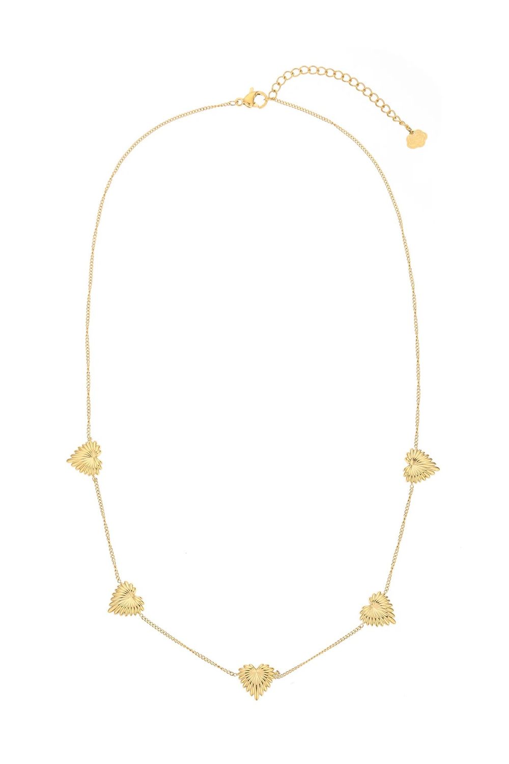 Ketting hartjes relief