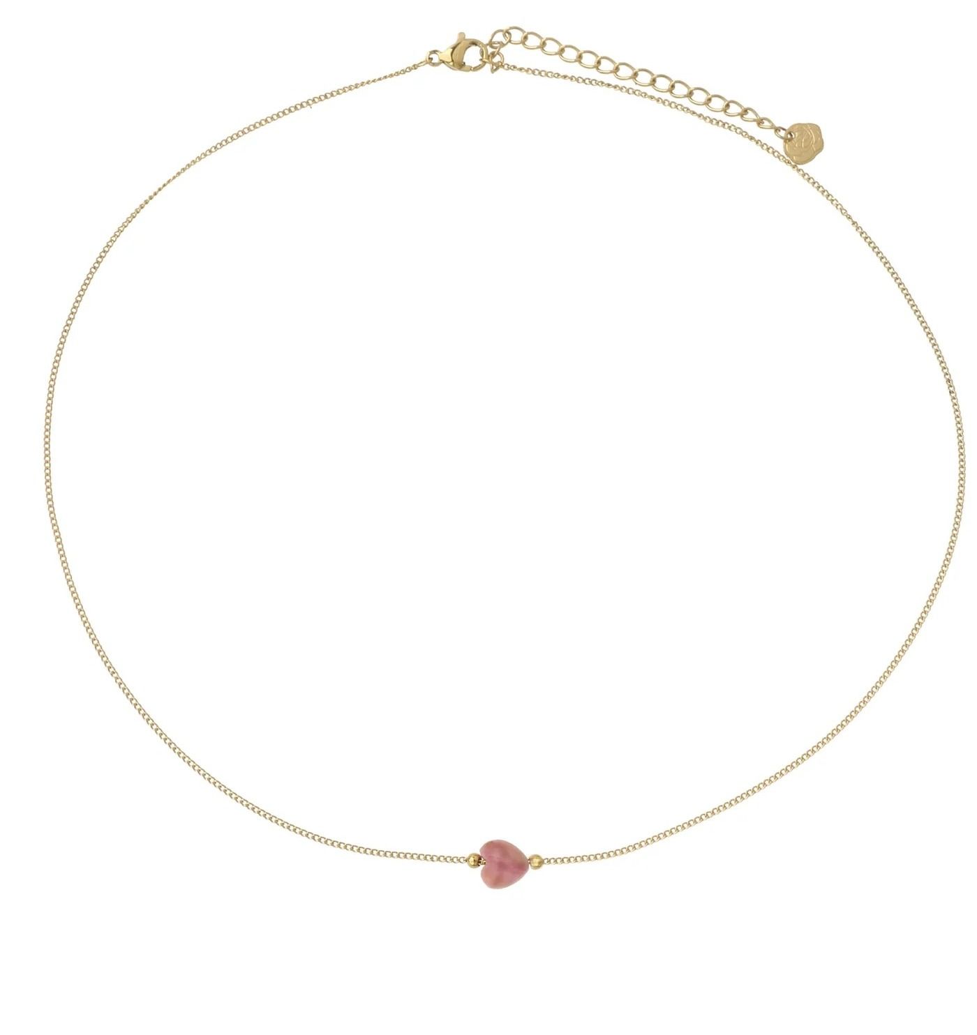 Ketting hartje plum