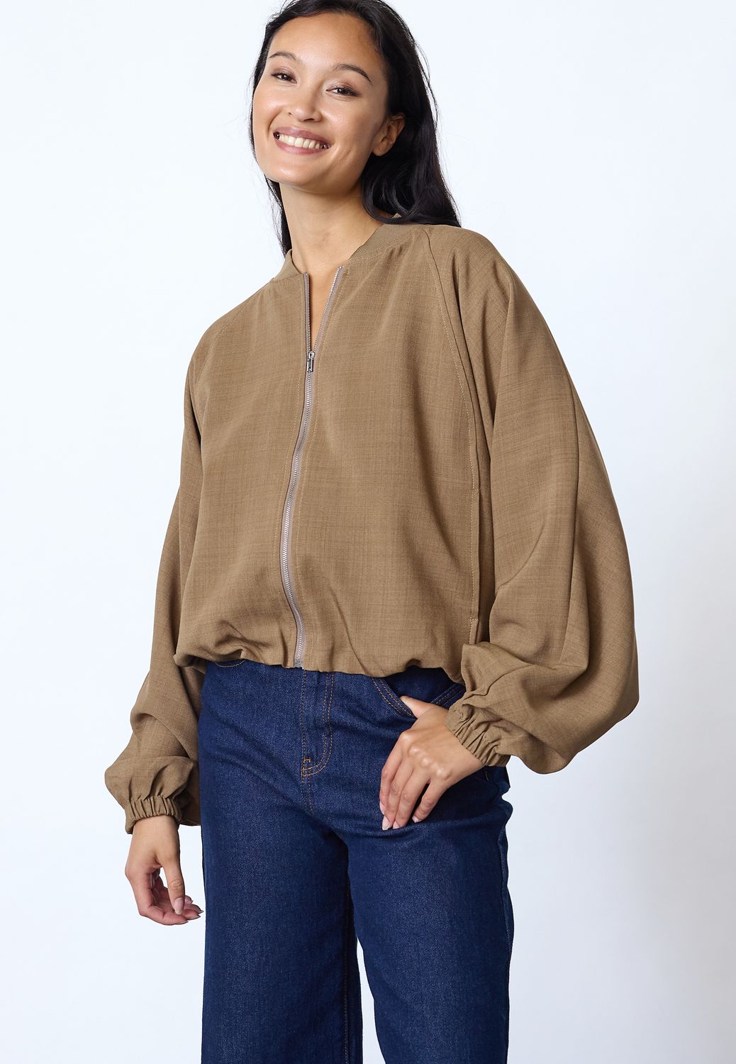 Ballon jacket Garwin -  sand mel