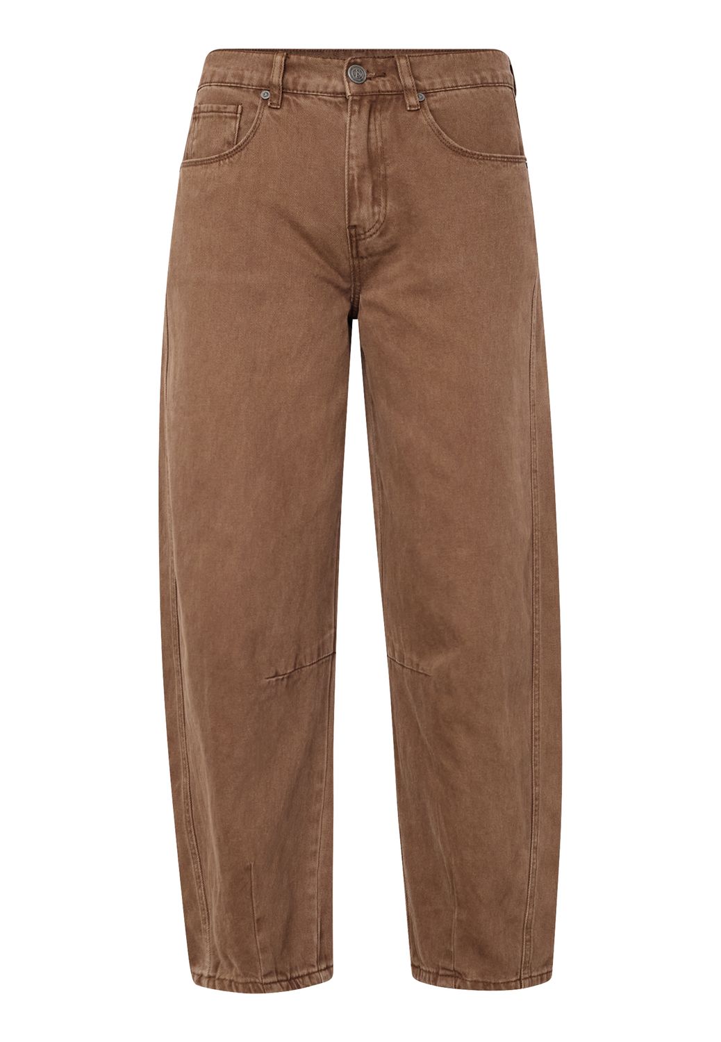Barrel jeans Fiora - brown wash