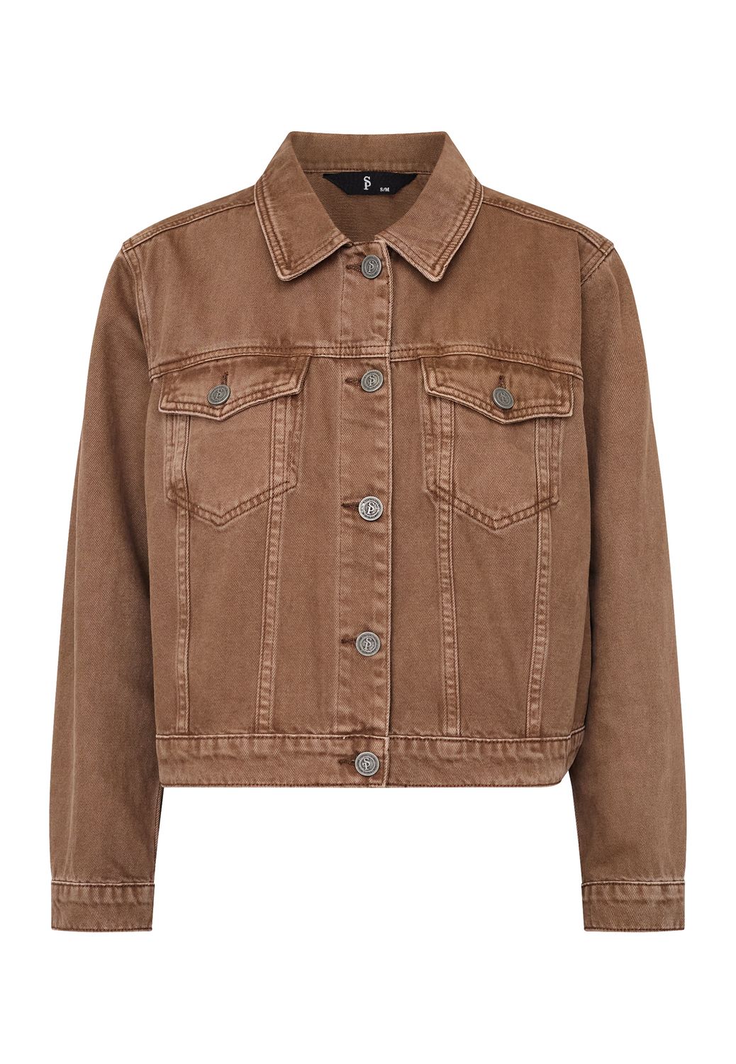 Spijkerjas Fauna - brown wash