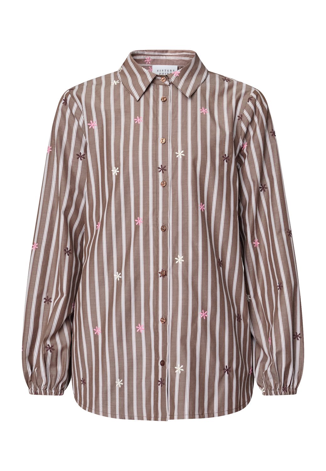 Blouse Istea - brown stripe