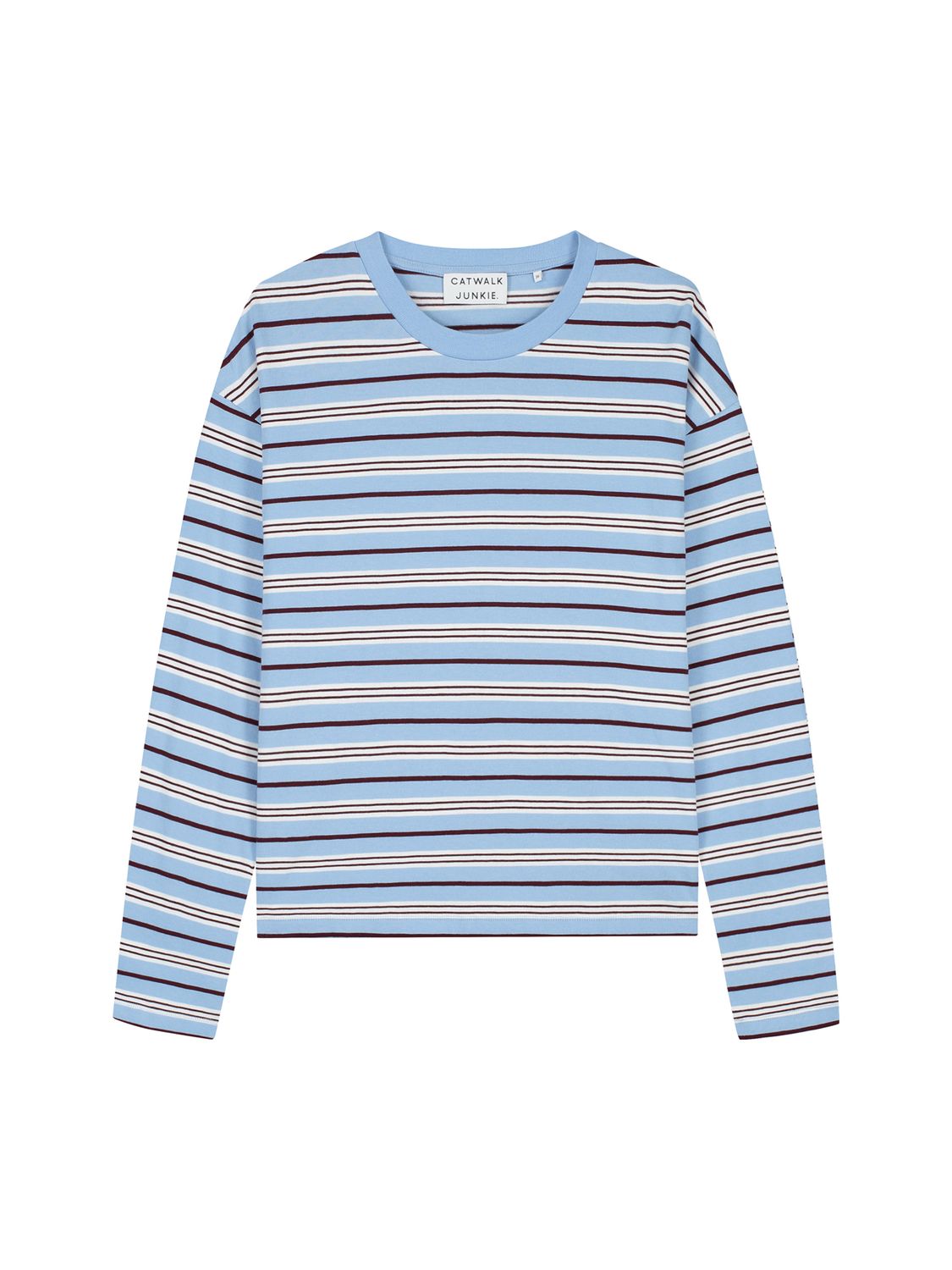 Long sleeve striped - light blue