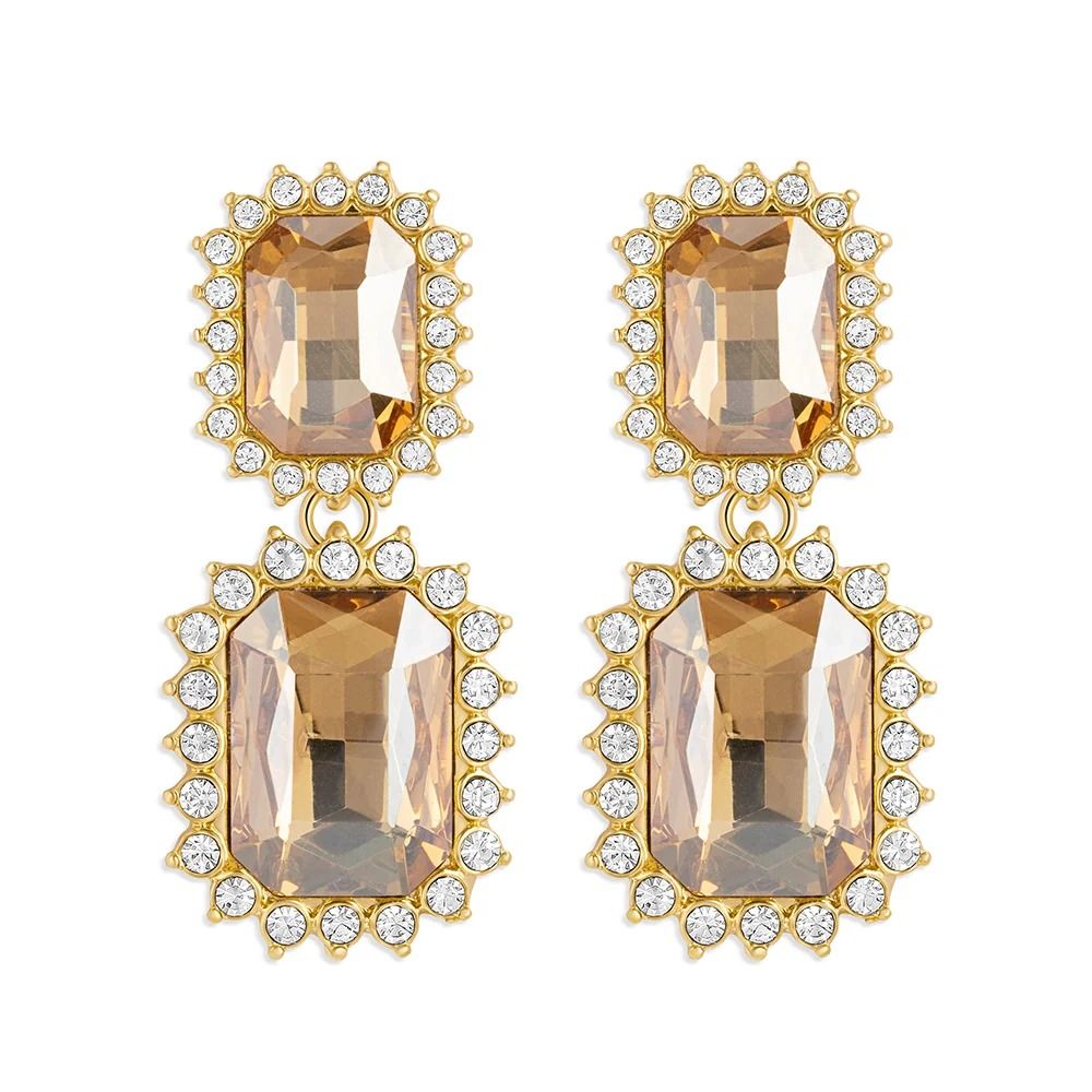 Dangling Ruby Earrings