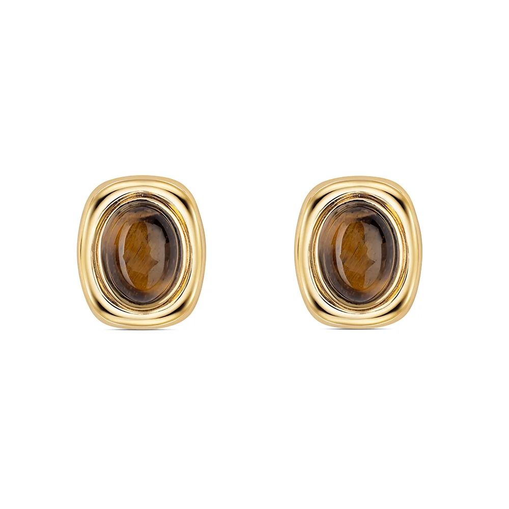 Mila Studs - brown