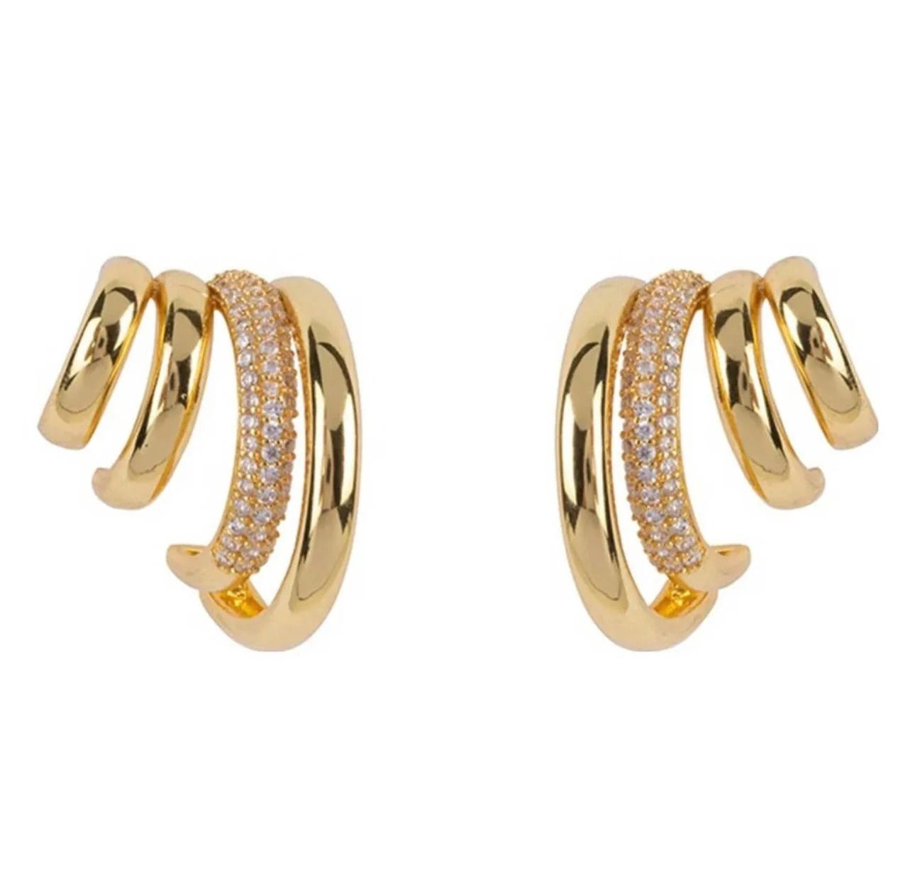 Diamant Stacked Hoops