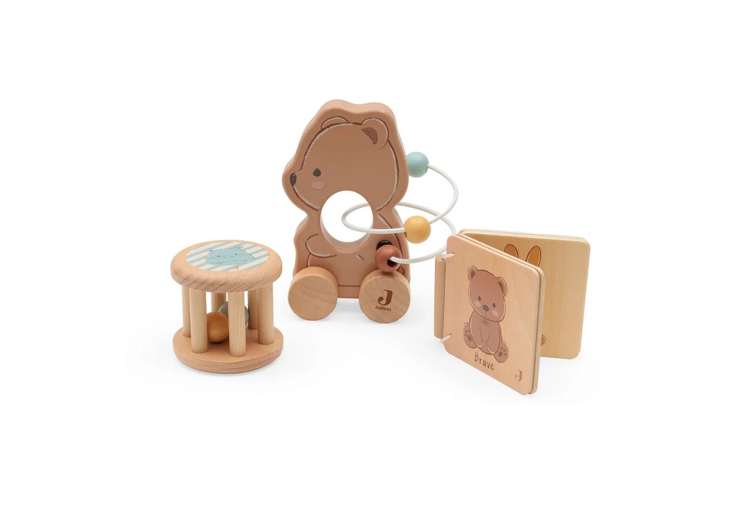 Houten cadeauset - Bear Brave