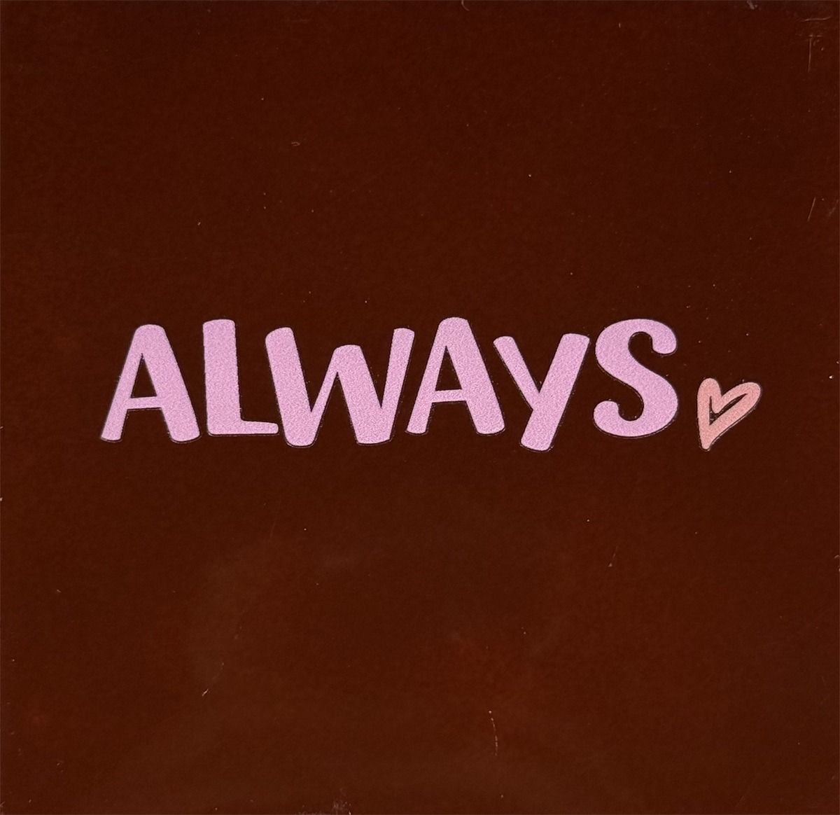 Tegel - 'always' kastanje/warmroze(zalm)