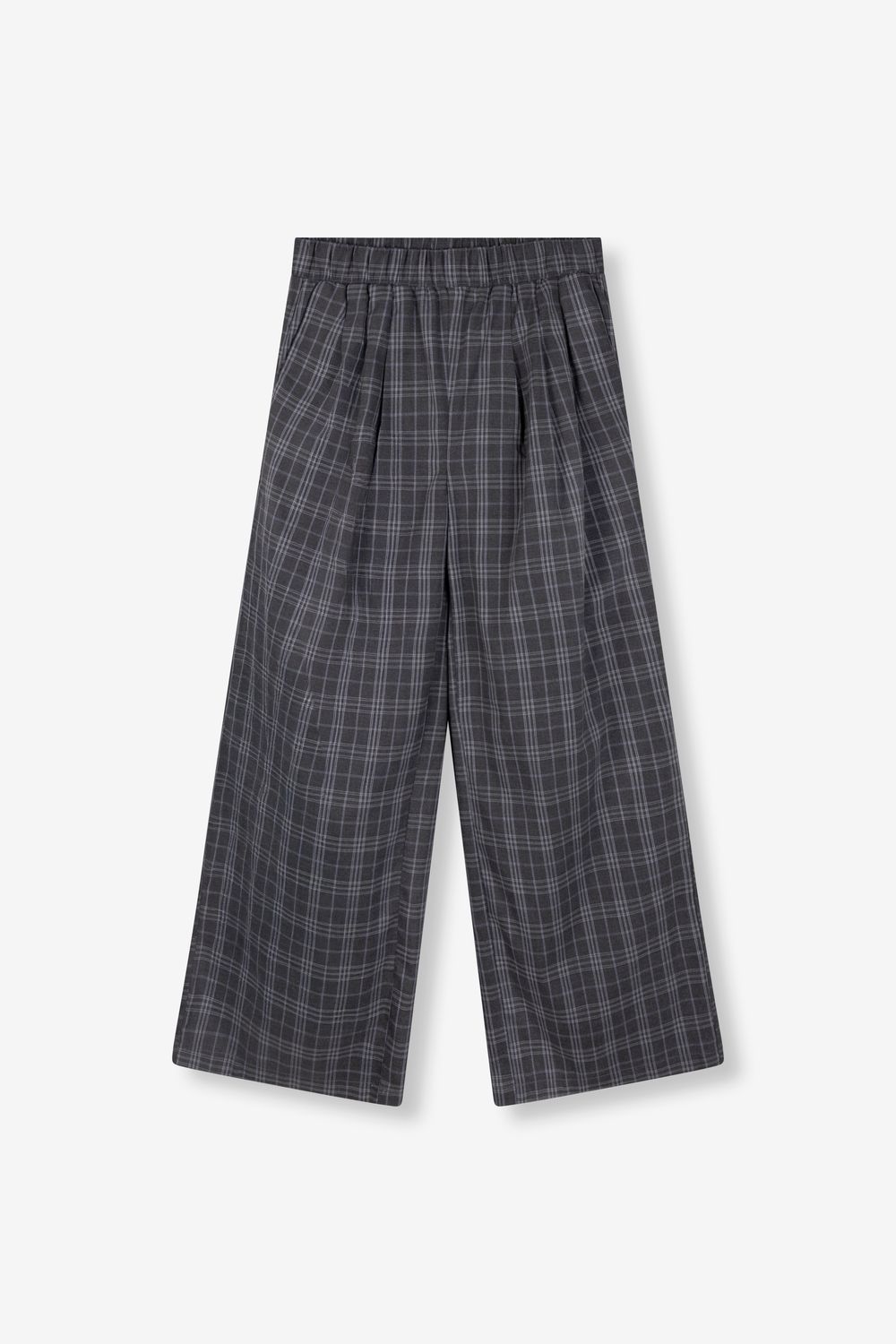 Wide leg pants Zoei - check