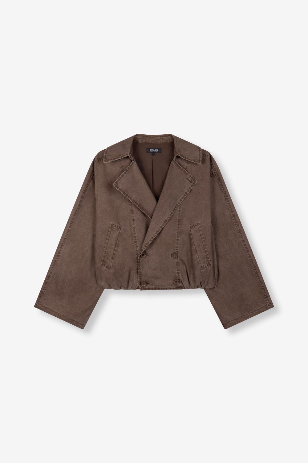 Trenchcoat Jolanda - choc brown