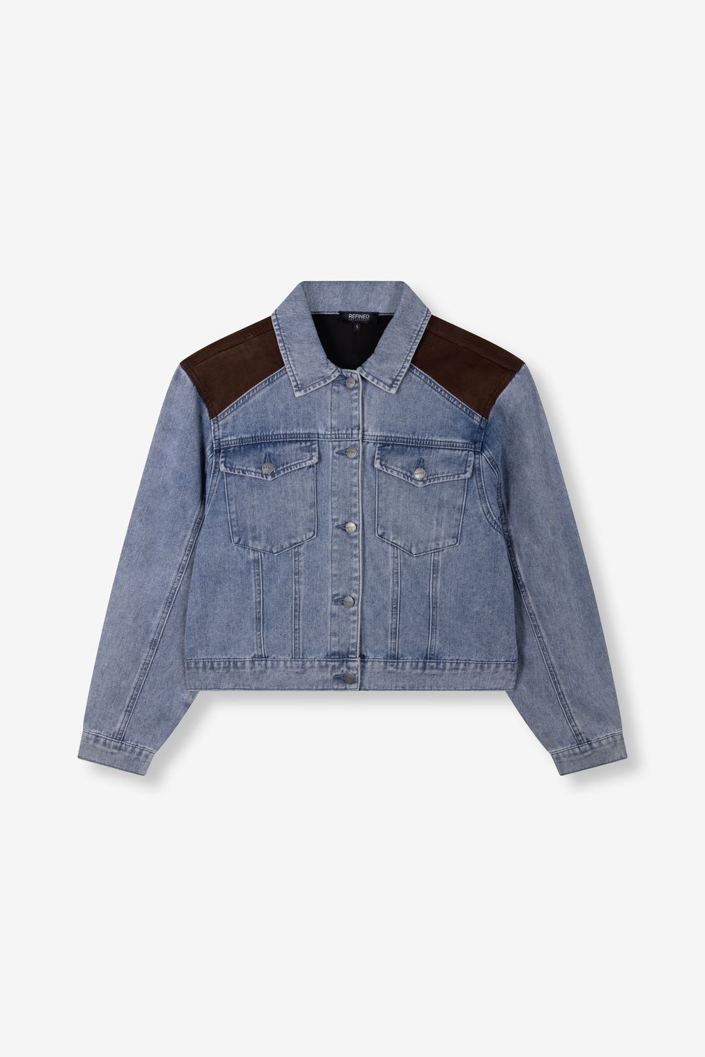 Denim jacket LEXI - blue denim