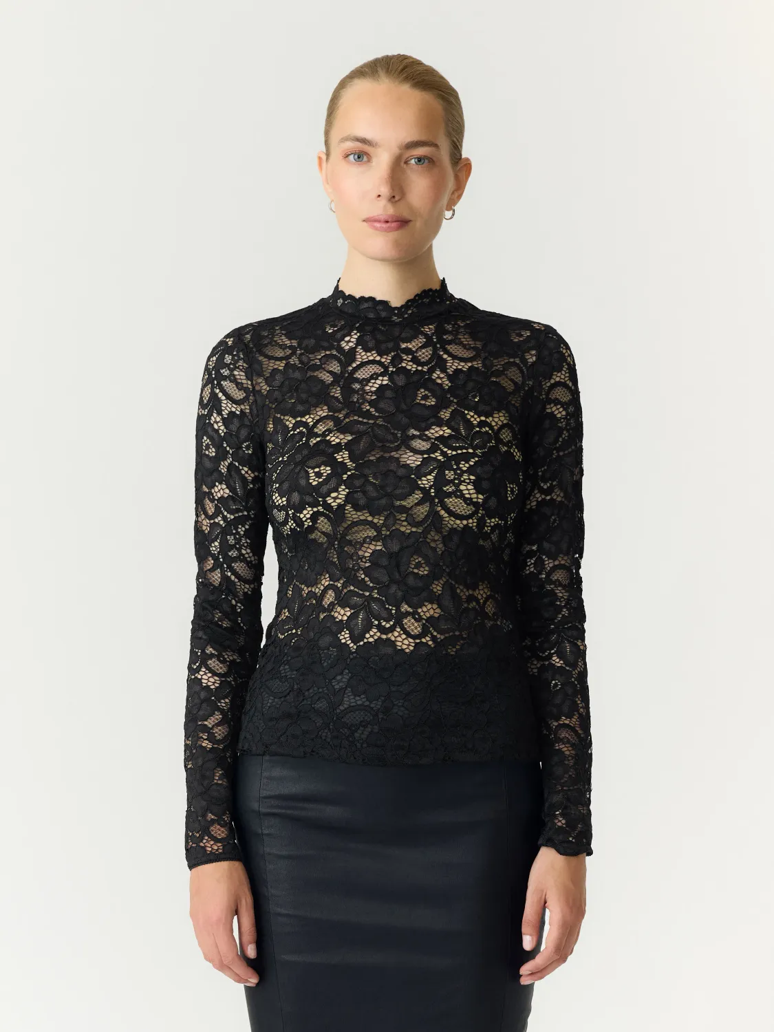 Lace top Lacey - navy