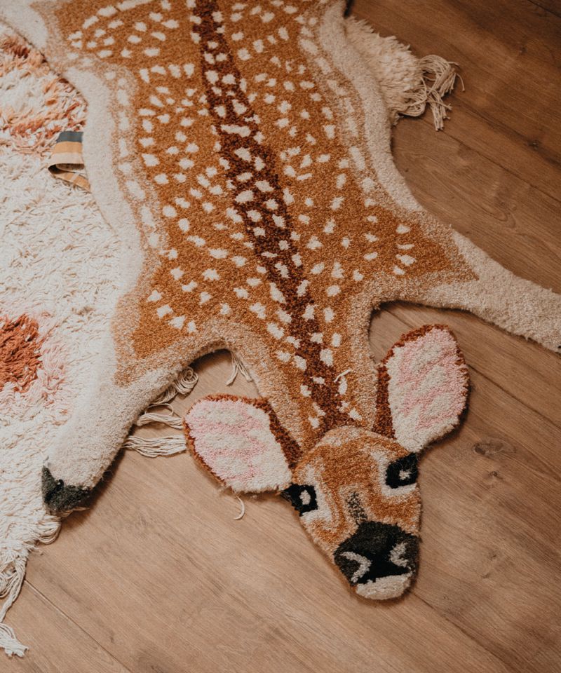 Dierenkop vloerkleed S Francis Fawn