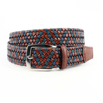 Torino Navy Tan Braided 65200