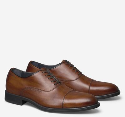 J&amp;M  Flynch Tan Cap Toe 24-6332