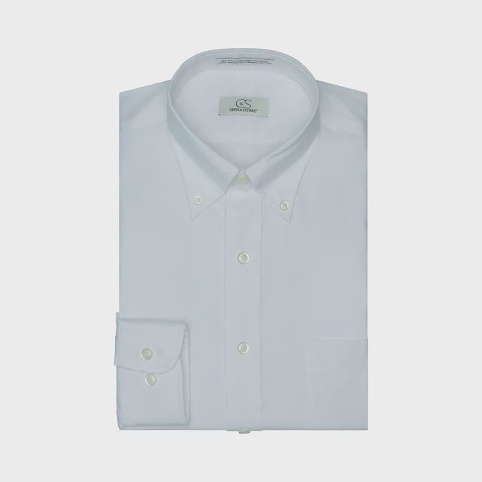 LeConte White Button Down Tailored -001 TF BD