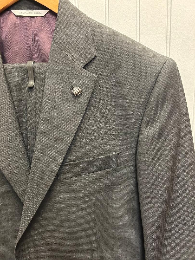 Jack Victor Napoli Black Fancy Suit 3251134