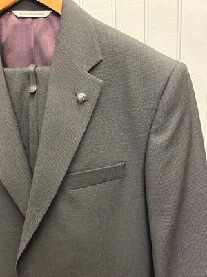 Jack Victor Napoli Black Fancy Suit 3251134