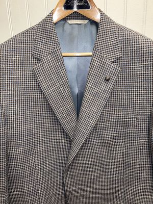 Jack Victor Conway Blue &amp; Brown Houndstooth 1251261