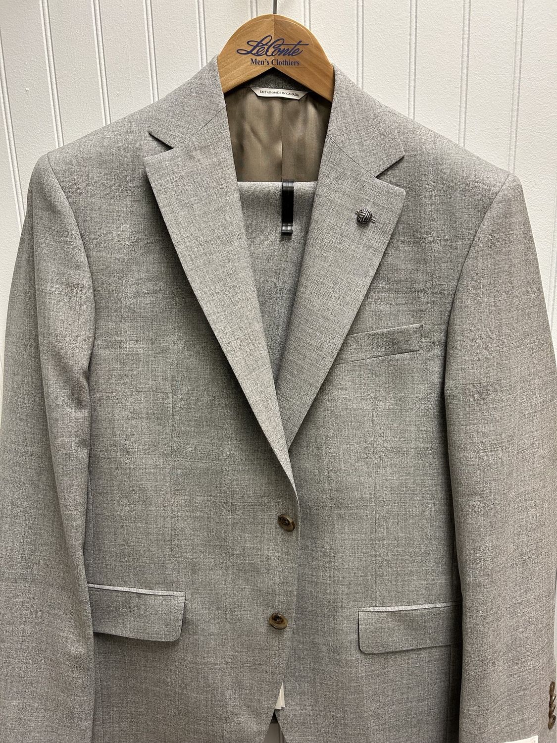 Jack Victor Napoli Pearl Grey Suit 3251028
